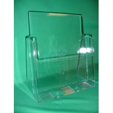 Clear Countertop Brochure Holder for 8.5x11 Literature 